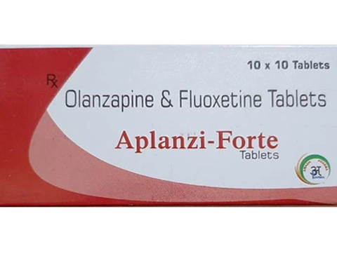 Awadh Pharma's Olanzapine and Fluoxetine tablets, used for the treatment of depression and bipolar disorder.