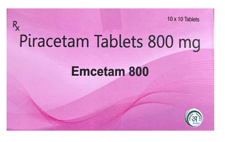 Awadh Pharma's Piracetam Tablets, a cognitive enhancer, aiding memory and cognitive function.